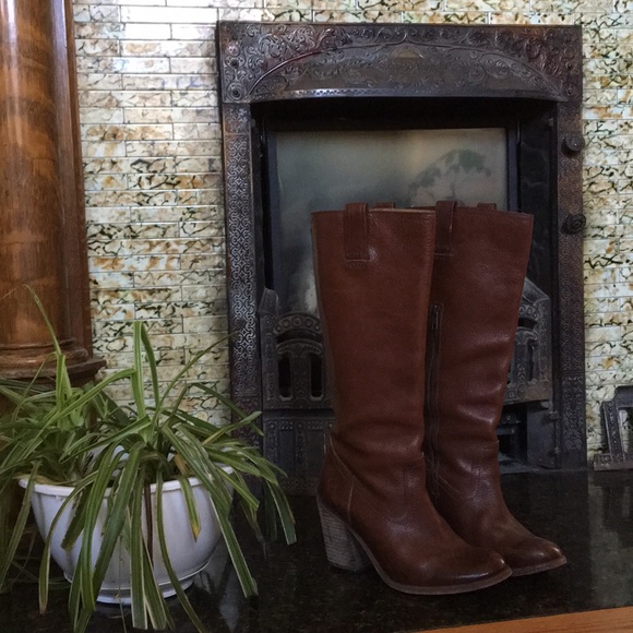 Frye Alexis Inside Zip Motorcycle Women Boots 9.5 - Picture 3 of 10